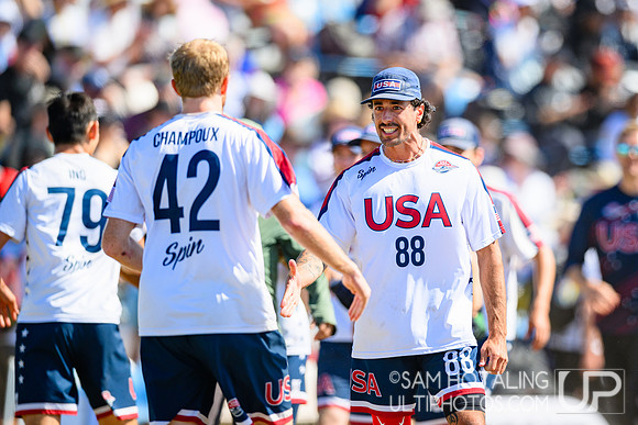 Men’s finals during World Ultimate Championships at Runaway Bay Precinct