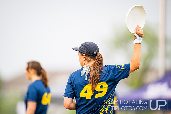 Women’s pool play at USAU DI College Championships