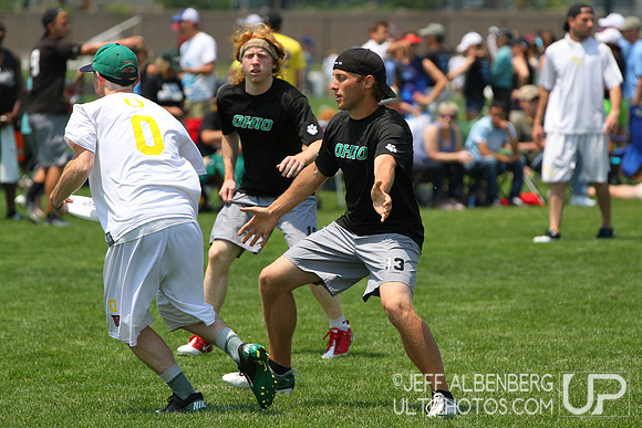 Saturday Open division action from 2012 College Nationals