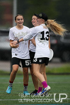 USA Ultimate YCC 2022 -- U17 Girls Sat Action