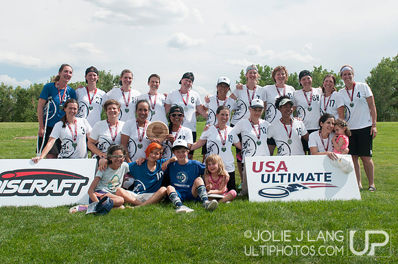 J2 2nd place - USAU Masters Championships 2017