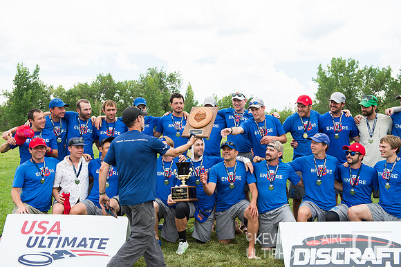 Johnny Encore Men's Masters Gold Medalists Team Photo. 2017 Mast