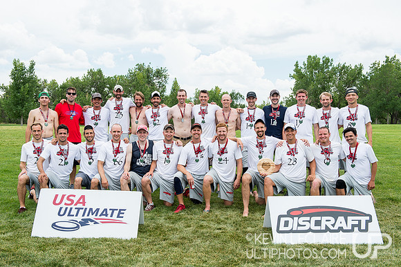 Rest Stop Men's Masters Silver Medalists Team Photo. 2017 Master