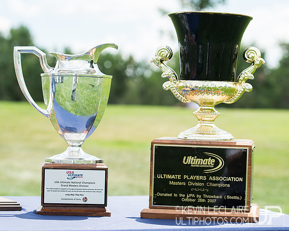 Trophies. 2017 Masters Championships Sunday