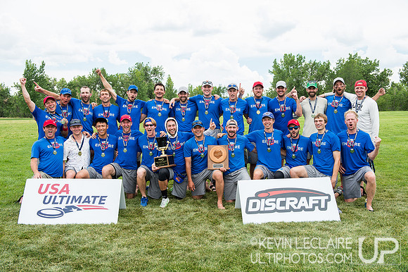 Johnny Encore Men's Masters Gold Medalists Team Photo. 2017 Mast