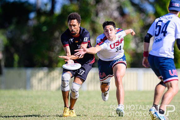 Pool play during World Ultimate Championships at Runaway Bay Precinct