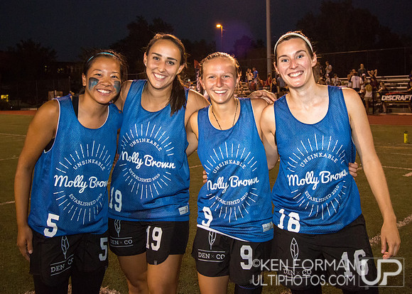 The Kali Crew = Nhi Nguyen (Molly Brown #5), Christina Mickle (Molly Brown #19), Kirstin Johnson (Molly Brown #9) and Megan Cousins (Molly Brown #16) at  Eurostars v. Molly Brown
