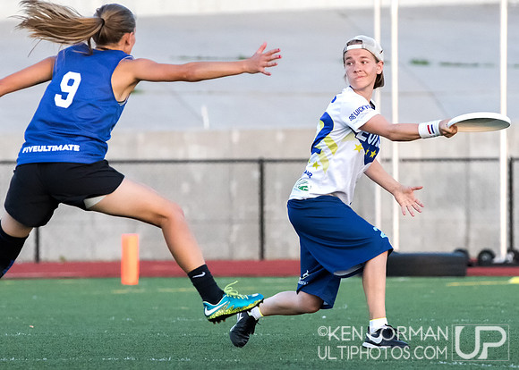 Paula Baas (EuroStars Tour #22) vs. Kirstin Johnson (Molly Brown #9) Eurostars v. Molly Brown