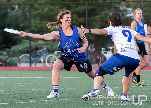 Claire Chastain (Molly Brown #49) vs. Jackie Verralls (EuroStars Tour #9)  Eurostars v. Molly Brown