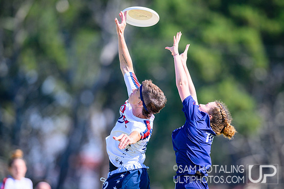 Women’s pool play during World Ultimate Championships at Runaway Bay Sports Precinct