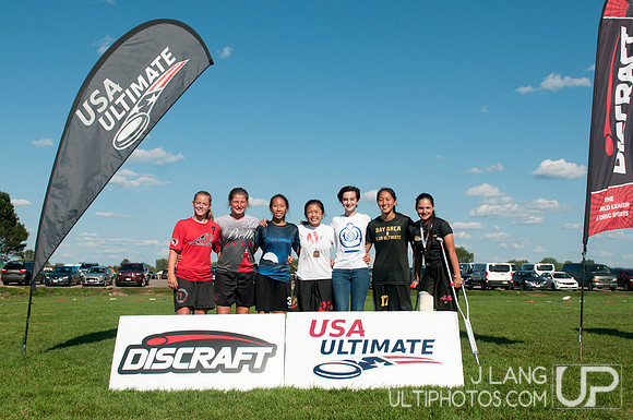 Girls U17 Spirit Awards - USAU Youth Club Championships 2017