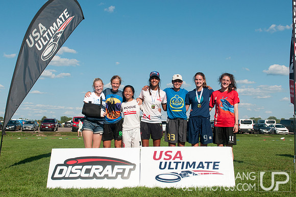 Girls U20 Spirit Awards - USAU Youth Club Championships 2017