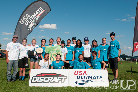 Girls U20 Spirit Award - USAU Youth Club Championships 2017