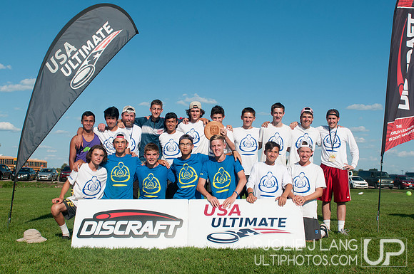 BUDA 1st Place in Boys U17 D2 - USAU Youth Club Championships 20