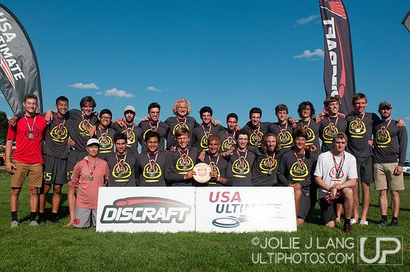 BUDA 2nd Place Boys U20 D1 - USAU Youth Club Championships 2017