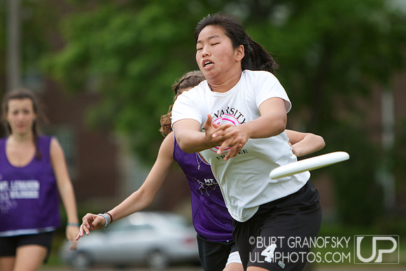 Girls Division, Sunday -- 2012 USAU HS Northeasterns