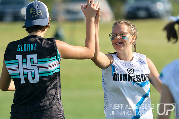 Pool play at USAU Youth Club Championships