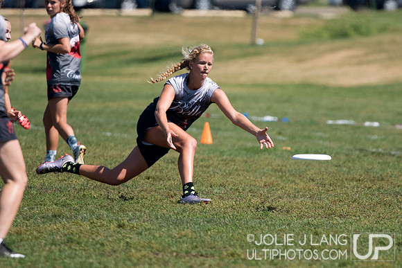 Girls U20 Semis - USAU Youth Club Championships 2017