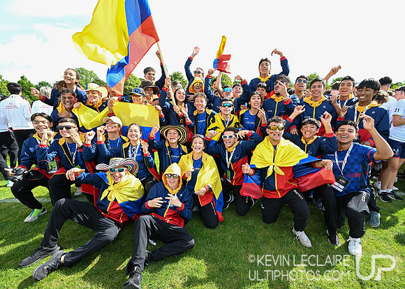 Colombia U20 Delegation Team Photo - WJUC Opening Ceremonies