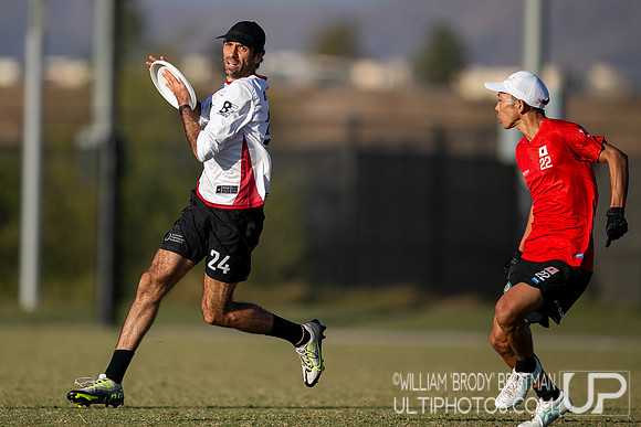 Day 1 of the WFDF 2024 World Masters Ultimate Championships