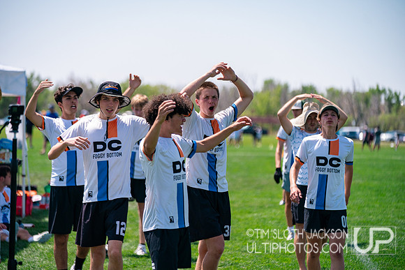 Bracket play at 2024 USAU Youth Club Championship