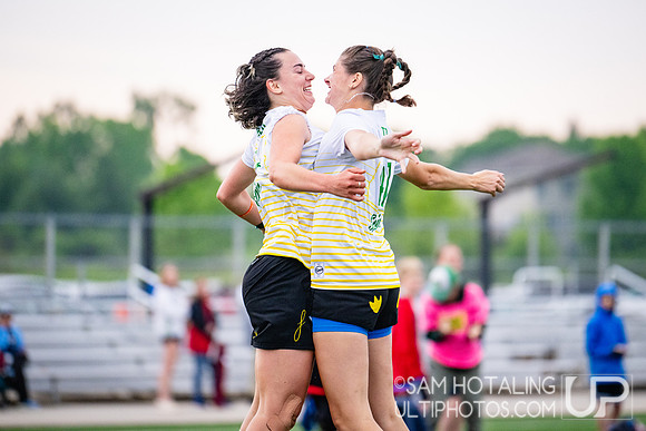 Women’s pool play at USAU DI College Championships