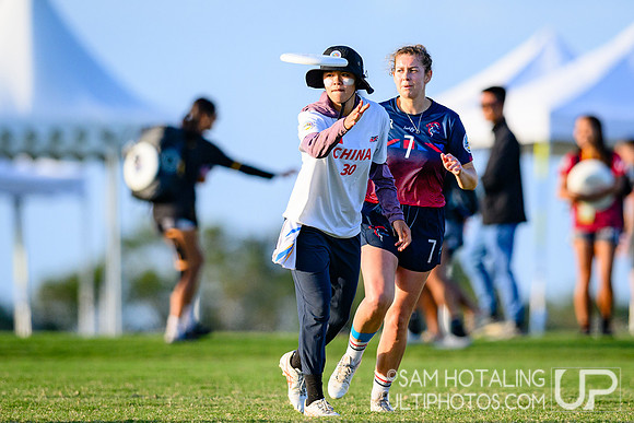 Women’s pool play during World Ultimate Championships at Runaway Bay Sports Precinct