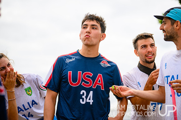 Bracket play during World Ultimate Championships at Runaway Bay Precinct