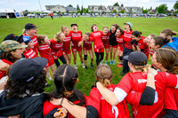 St. Olaf Vortex vs Wesleyan Vicious Circles in quarterfinals at USAU D-III College Championships