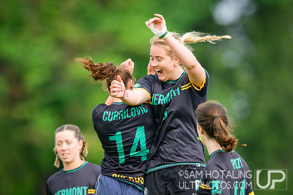 Pool play at USAU D-I College Championships