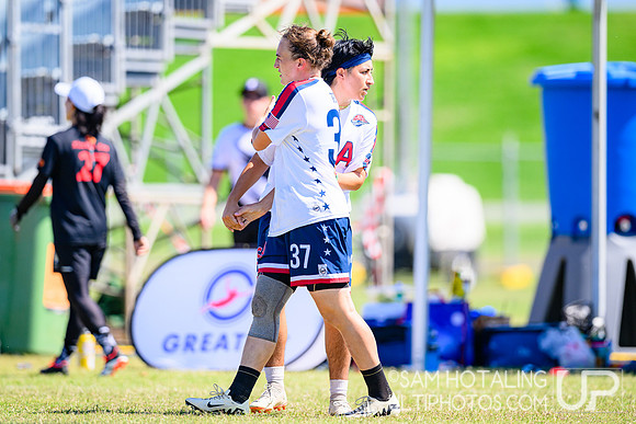 Women’s pool play during World Ultimate Championships at Runaway Bay Sports Precinct