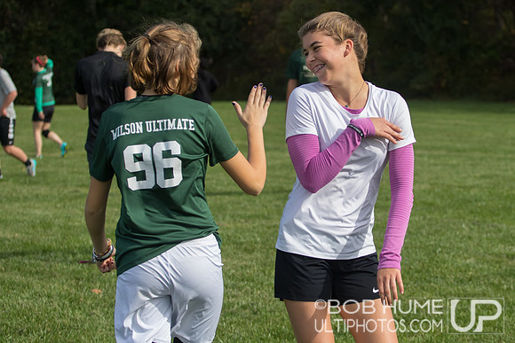 Fairfax Ultimate High School Tournament, Lake Fairfax Park VA, Oct 28, 2017