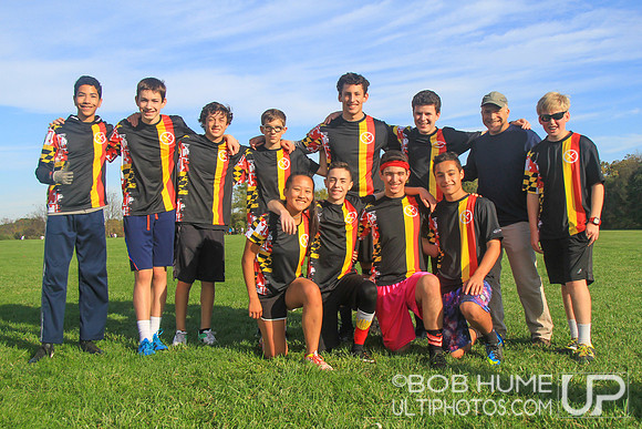 Fairfax Ultimate High School Tournament, Lake Fairfax Park VA, Oct 28, 2017