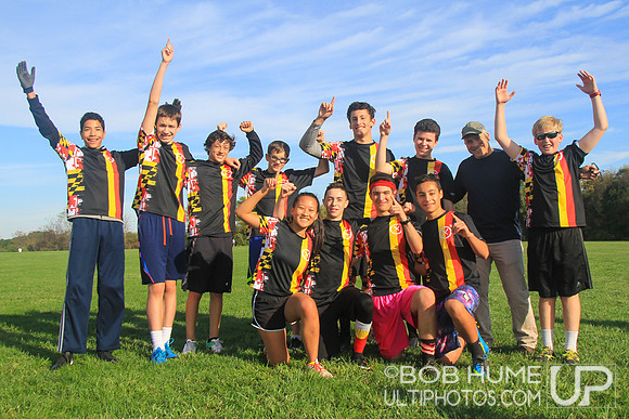 Fairfax Ultimate High School Tournament, Lake Fairfax Park VA, Oct 28, 2017