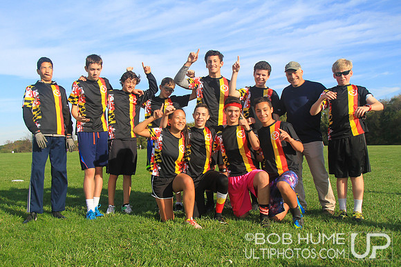 Fairfax Ultimate High School Tournament, Lake Fairfax Park VA, Oct 28, 2017