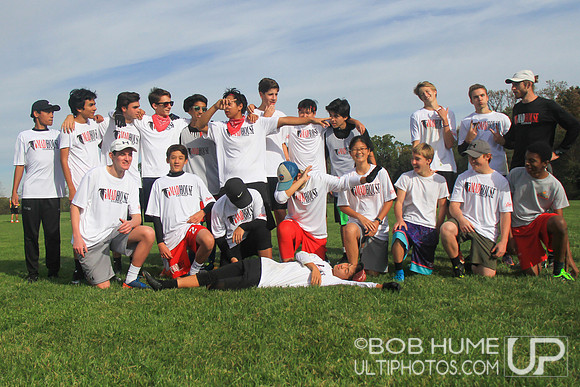 Fairfax Ultimate High School Tournament, Lake Fairfax Park VA, Oct 28, 2017