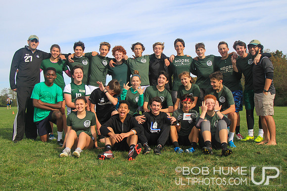 Fairfax Ultimate High School Tournament, Lake Fairfax Park VA, Oct 28, 2017