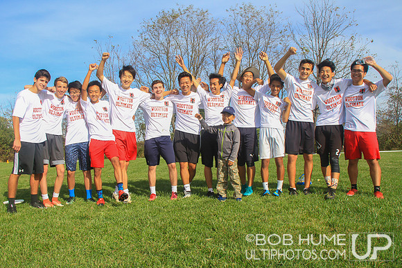 Fairfax Ultimate High School Tournament, Lake Fairfax Park VA, Oct 28, 2017