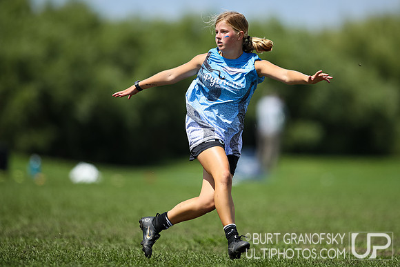 USA Ultimate YCC 2022 -- U17 Girls Finals Action