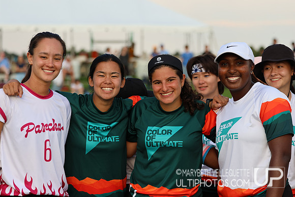 Color of Ultimate BIPOC hat game at the USA Ultimate Internation