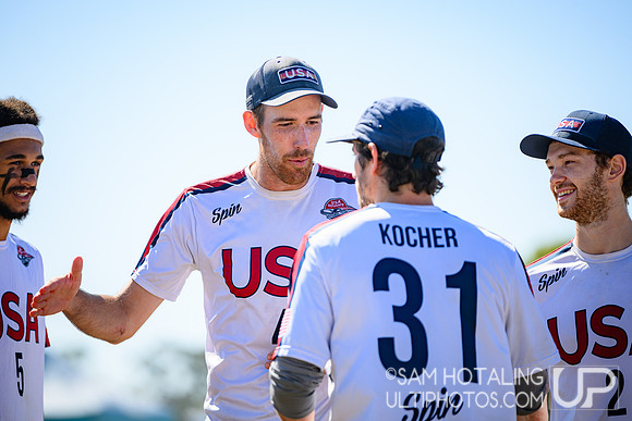 Men’s finals during World Ultimate Championships at Runaway Bay Precinct