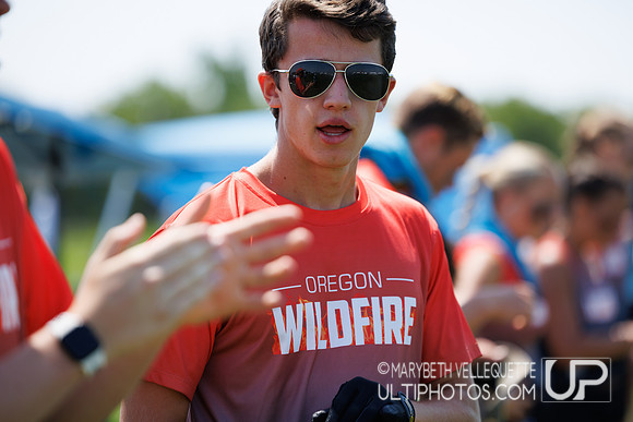Monday action at the USA Ultimate Youth Club Championships. U-20
