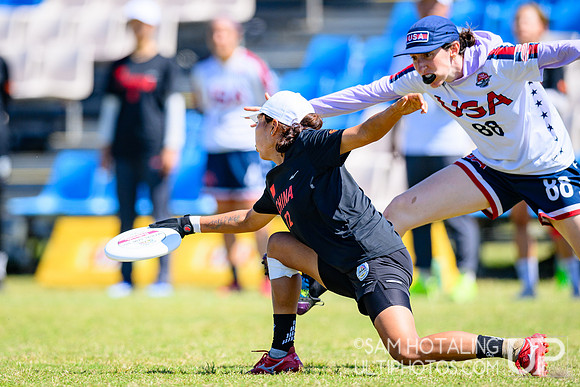 Women’s pool play during World Ultimate Championships at Runaway Bay Sports Precinct
