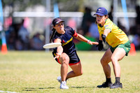 Women’s semifinals during World Ultimate Championships at Runaway Bay Sports Precinct