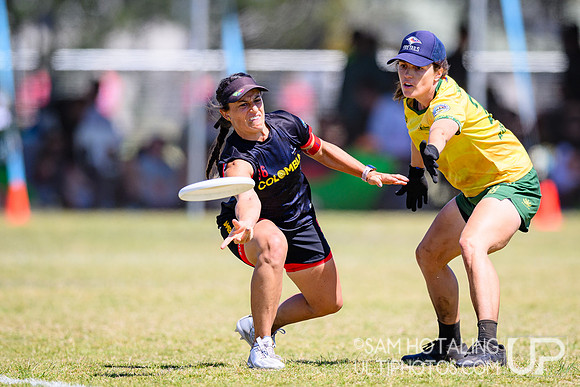 Women’s semifinals during World Ultimate Championships at Runaway Bay Sports Precinct