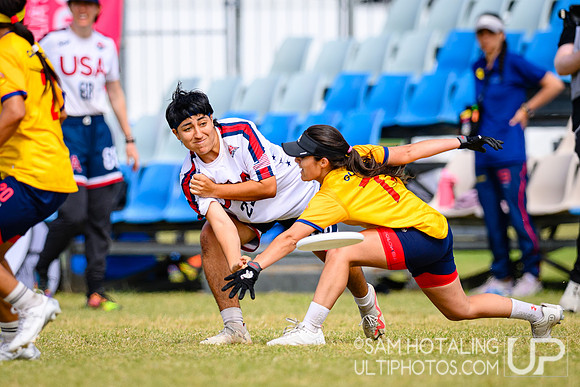 Women’s power-pools during World Ultimate Championships at Runaway Bay Sports Precinct