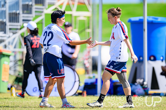 Women’s pool play during World Ultimate Championships at Runaway Bay Sports Precinct