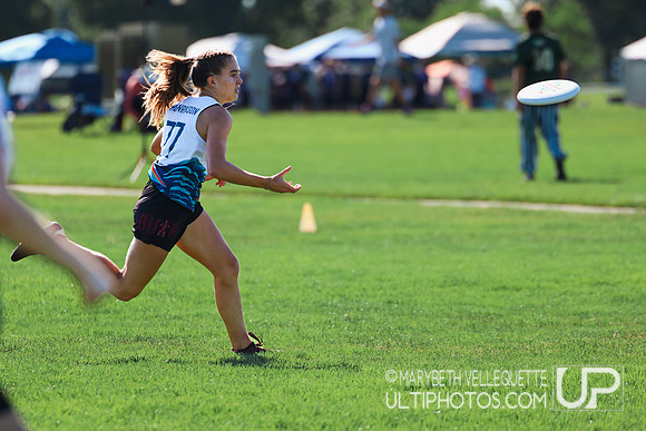 Sunday action at the USA Ultimate Youth Club Championships in th