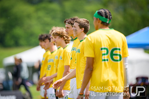 Pool play at USAU D-I College Championships