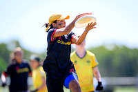 Women’s semifinals during World Ultimate Championships at Runaway Bay Sports Precinct